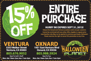 Halloween costumes coupon